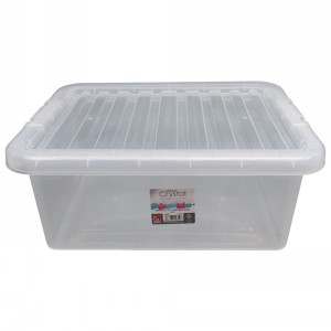 Wham Crystal Plastic Storage Box & Lid Size 05 (17 Litre)
